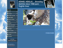 Tablet Screenshot of kennel-hekilas.dk